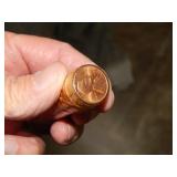 Roll of UNCIRCULATED 1958 D Wheat back Cents