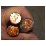 1960 P, 60 D, 62 P ROLLS of 50 UNC !!! Cents