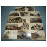 (14) c.1914 LESLIE ARK RPPC Postcards