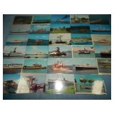 (29) Vintage Mid 20th Century SHIPS Postcards