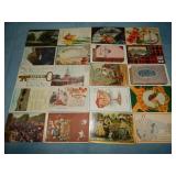 (20) c. 1909-18 Vintage ASSORTED Postcards