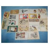(20) c. 1905-10 ASSORTED/COMEDIC Postcards
