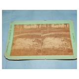 Miniature JERUSALEM MODEL Late 1800's Stereoview