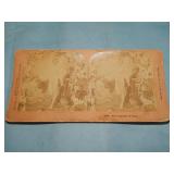 1895 Nude Woman JUDGEMENT OF PARIS Stereoview Card