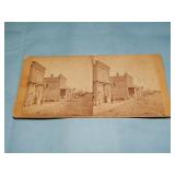 IOLA KANSAS late 1800's Stereoview Card