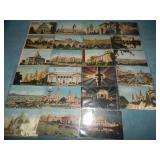 (23) c. 1915 Vtg PAN-PACIFIC EXPOSITION Postcards