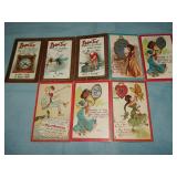 (8) c.1909-10 DWIG Comedy Postcards