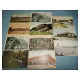 (11) c. 1908-09 HOBART, OKLAHOMA Postcards