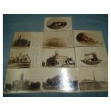 (10) Vintage GENEVA, NEBRASKA RPPC Postcards