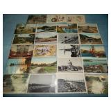 (23) Vintage early 1900's ASSORTED Postcards
