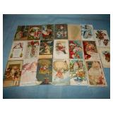 (20) Vtg c.1907-16 CHRISTMAS Postcards