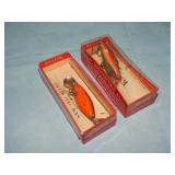 (2) VINTAGE MILLSITE Fishing Lures