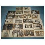(22) Vtg Early 1900's WOMEN/MEN RPPC Postcards