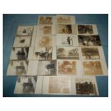 (21) c. 1909-16 WOMEN/MEN/MISC. RPPC Postcards