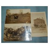 (3) c.1909 OKLAHOMA RPPC Postcards
