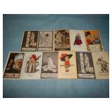 (11) c. 1910-15 HUMOROUS w/KIDS Postcards