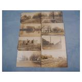 (8) c. 1908-13 SALISBURY MISSOURI RPPC Postcards