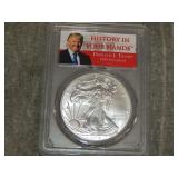 2018 American Eagle $1 PCGS MS69 TRUMP
