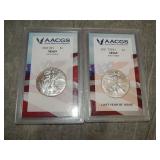 2020 W & 2021 MS69 American Eagle .999 SILVER