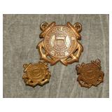 UNCOMMON US Coast Guard OLD Hat etc. badges