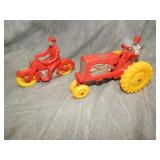 UNCOMMON Auburn rubber Motorcycle & Tractor