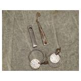 Sterling Silver Pendants & Earrings .81 Troy Ouncs