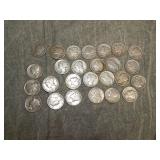 26 Mercury Dimes all diff. Dates