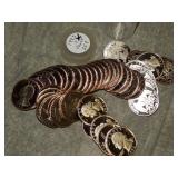 Roll of 40 PROOF 1993 Quarters