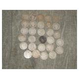 29 Barber dimes 1901-1910
