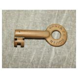 Santa Fe Railroad Switch Lock Key