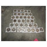 35 Franklin UNC !!! Half Dollars Complete SET