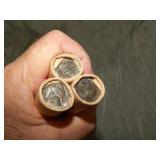 3 Rolls of 1959 D UNCIRCULATED Nickels