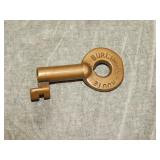 Burlington Route Railroad Switch Lock KEY