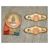 UNCOMMON OLD POWER HOUSE Pins 19th cent.