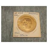 1923 German 10,000 Mark Coin
