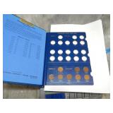 Canadian Cent Book with some coins