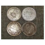 1856, 1871, 1896, 1931 British SILVER Shilling