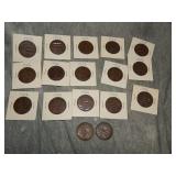 17 British One Penny coins all 1926 Better date
