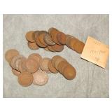 46 Canadian One Cent Coins 1911-1920