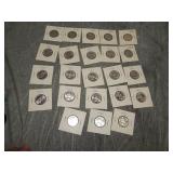 23 Canada SILVER 25 Cent Coins