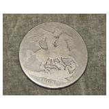 1821 British SILVER  CROWN
