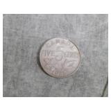 1925 Canada 5 Cent RARE DATE
