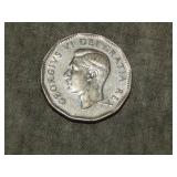 1951 Canada 5 Cent RARE High Relief