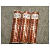 3 UNC Rolls of Canadian 1867-1967 cents