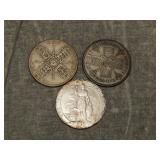1910, 1920, 1936 British SILVER Florin