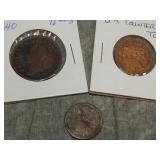 1840 Canada Token , Game Token & 1862 farthing