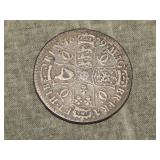 1679 British SILVER Half Crown BETTER DATE