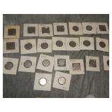 23 Canadian 5 Cent coins 1922-1929