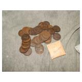 approx 43 British One Penny coins 1902-1906