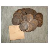 43 British One Penny coins 1890-1901